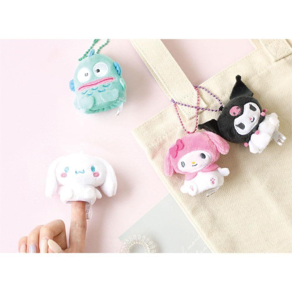 T's Factory Sanrio Kuromi Finger Puppet Mascot Keychain