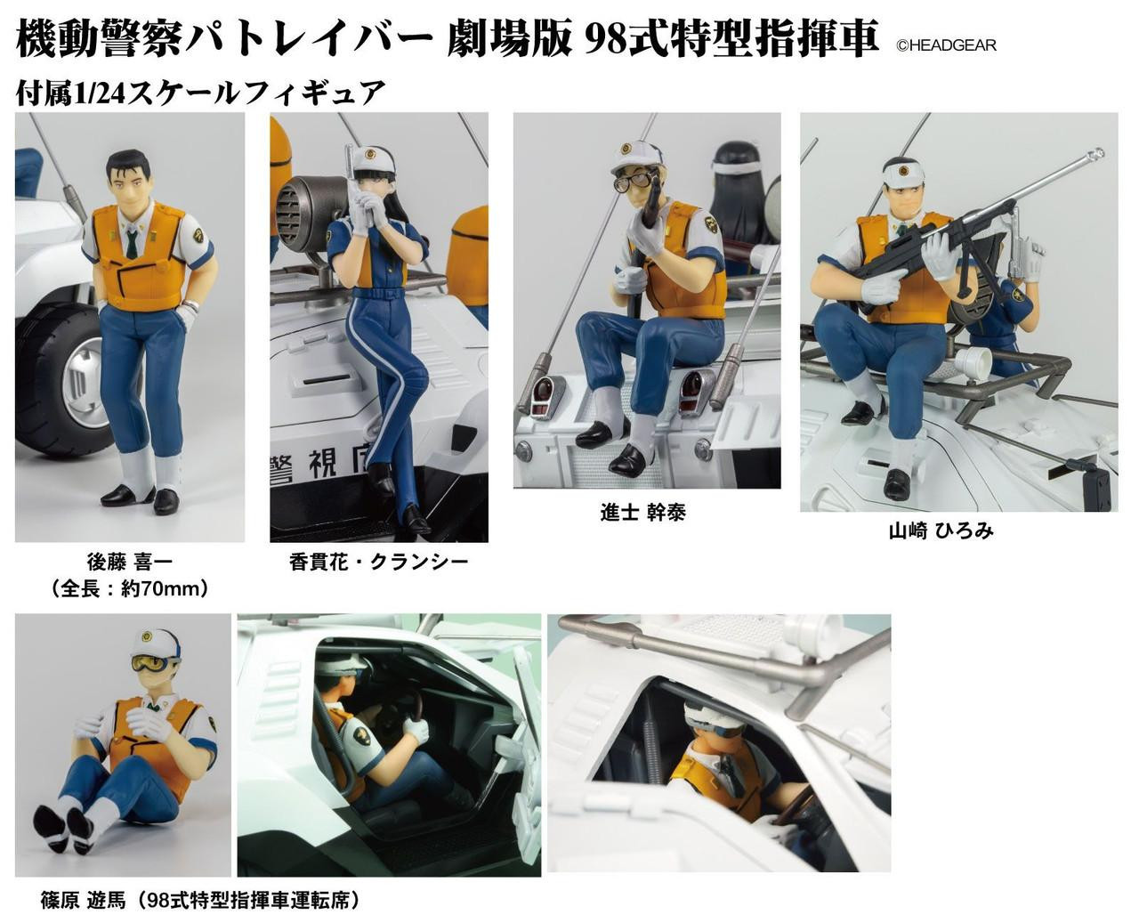 1/24 Type 98 Command Car Pre-painted Complete Figure
