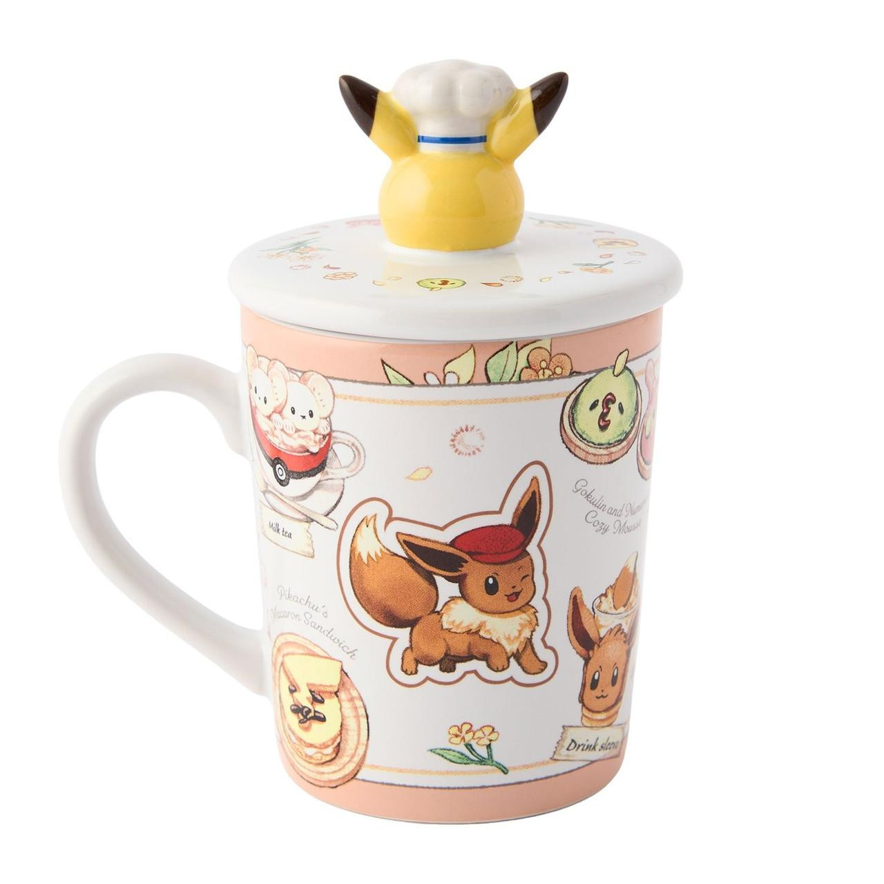 Pokemon Center Original Lidded Mug Chef Pikachu