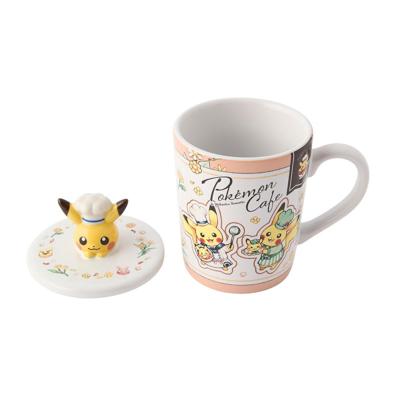 Pokemon Center Original Lidded Mug Chef Pikachu