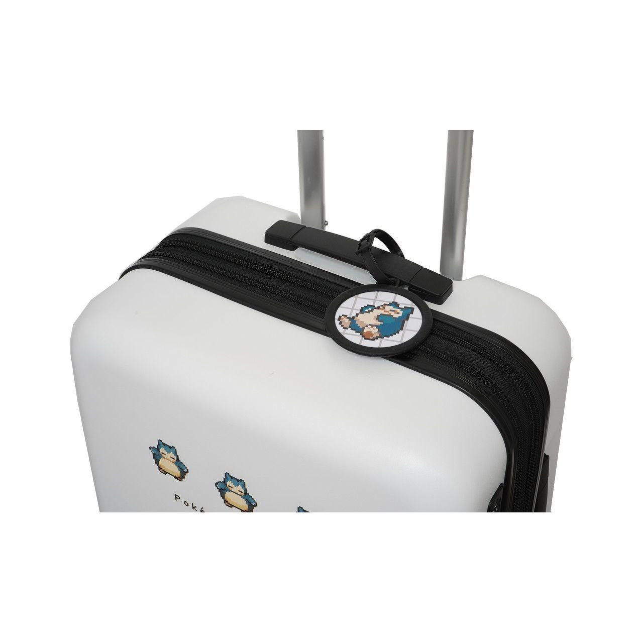 Pokemon Center Original Pixel Art Suitcase S White (Snorlax) 37L