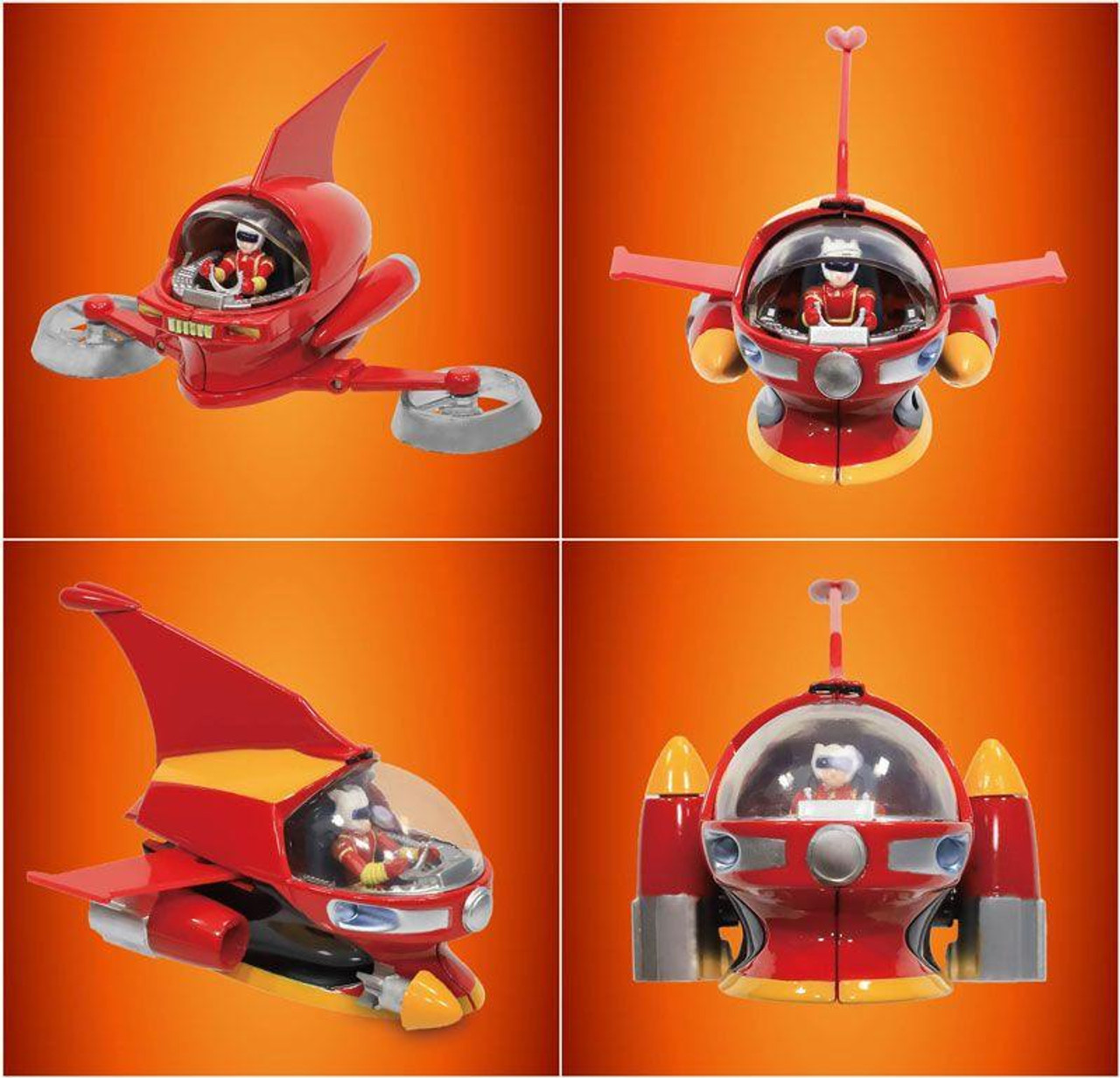 Evolution Toy Metal Action Mazinger Z Hover & Jet Pilder Set