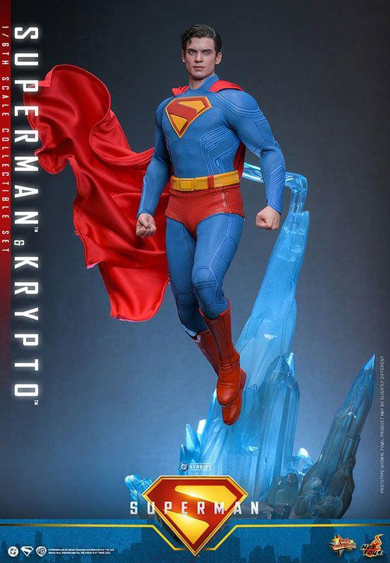 スーパーマン（2025）ホットトイズ　Hot Toys Superman Movie Masterpiece 'Superman (2025)' Superman & Krypto 1/6 Figure
