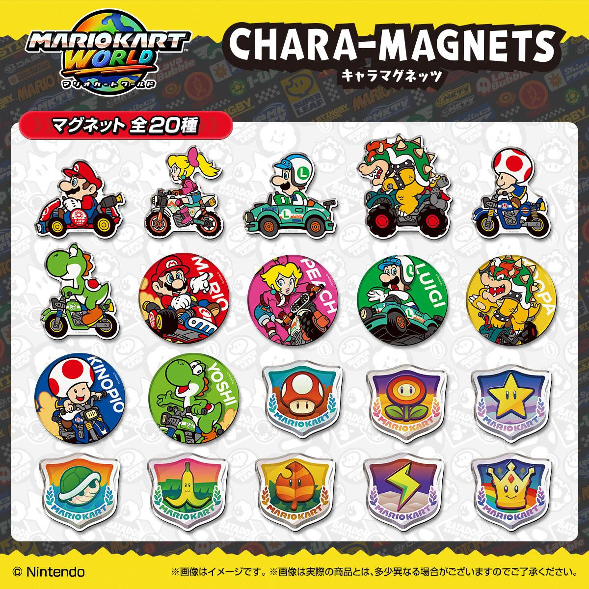 Mario Kart World Character Magnets BOX (14pcs)