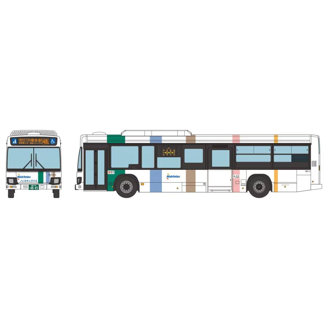 Bus Collection Running System Basic Set A5 Isuzu Erga Nishi-Nippon