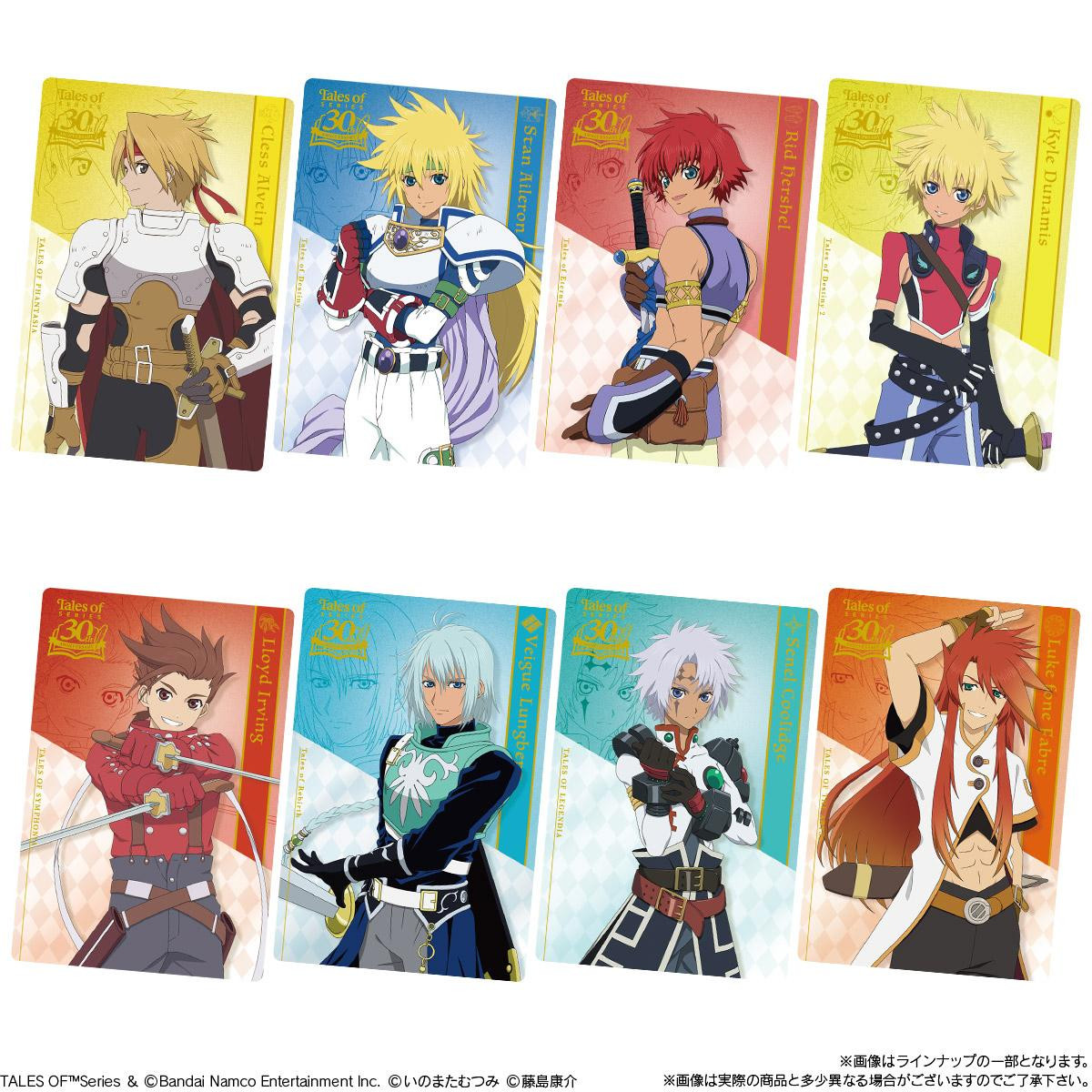 Tales Of' Series 30th Anniversary Metallic Placard Wafer BOX (20pcs)