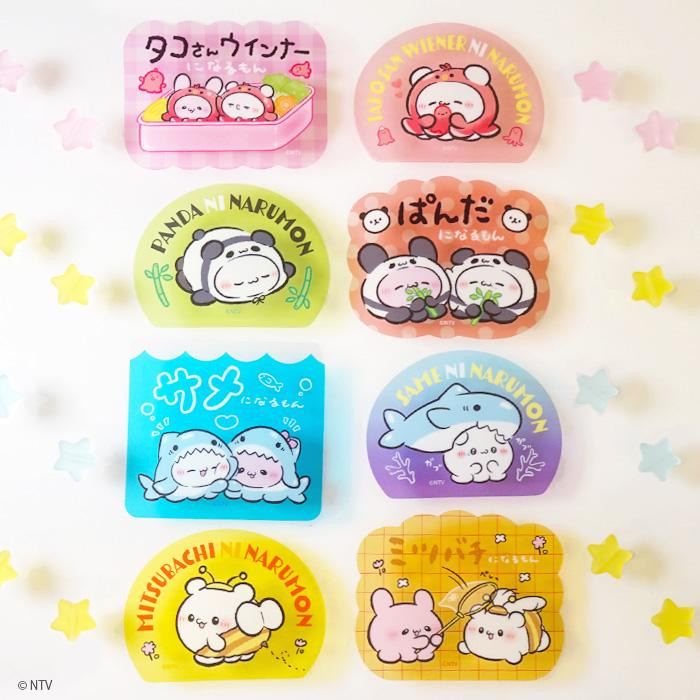 Loveez W Die-Cut Clear Sticker Complete BOX (15 pcs)