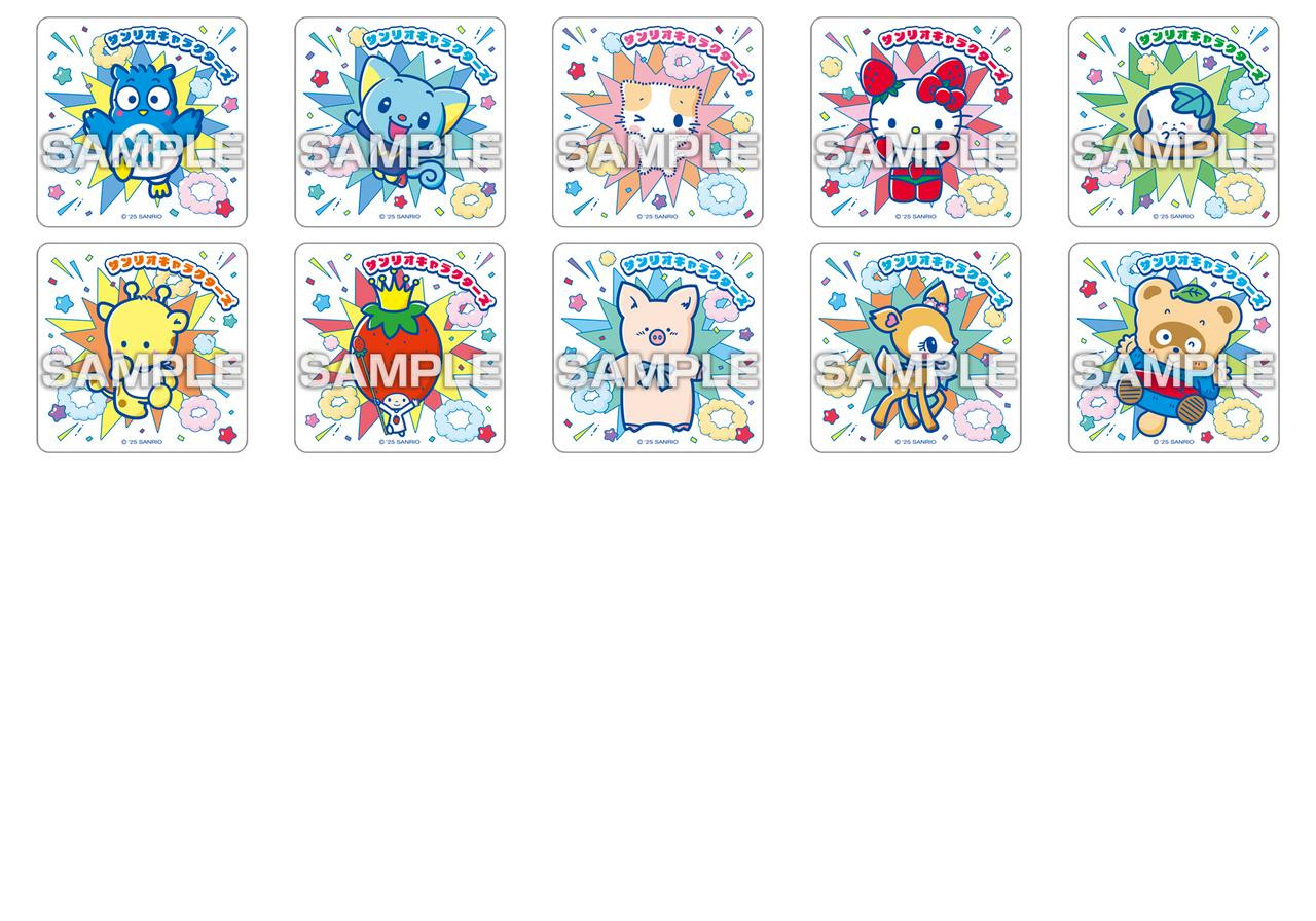 Sanrio Characters Square Magnet Collection Gum BOX (16pcs)