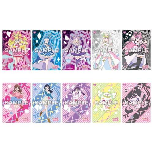 You And Idol Pretty Cure! Clear Card Collection Gum BOX (16pcs)