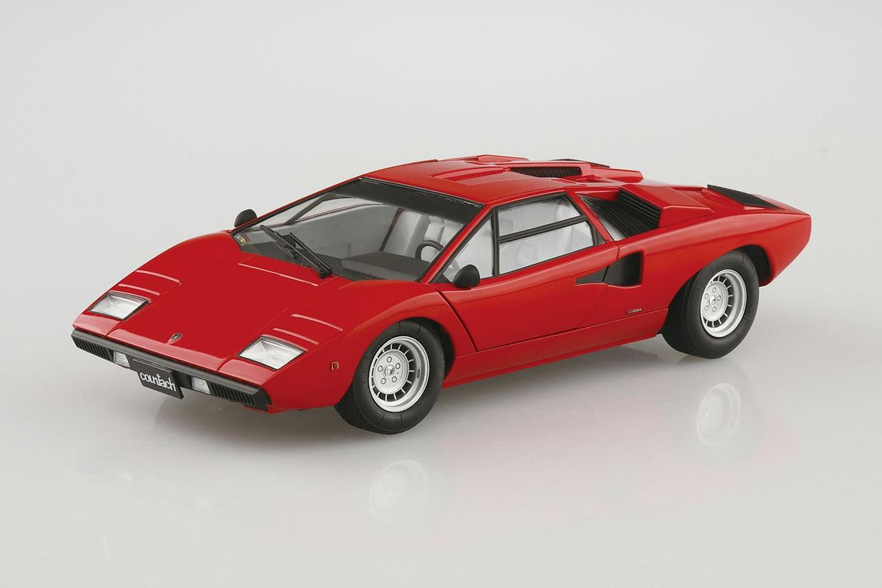 The Supercar No. 1 1/24 '74 Lamborghini Countach LP400 Plastic Model