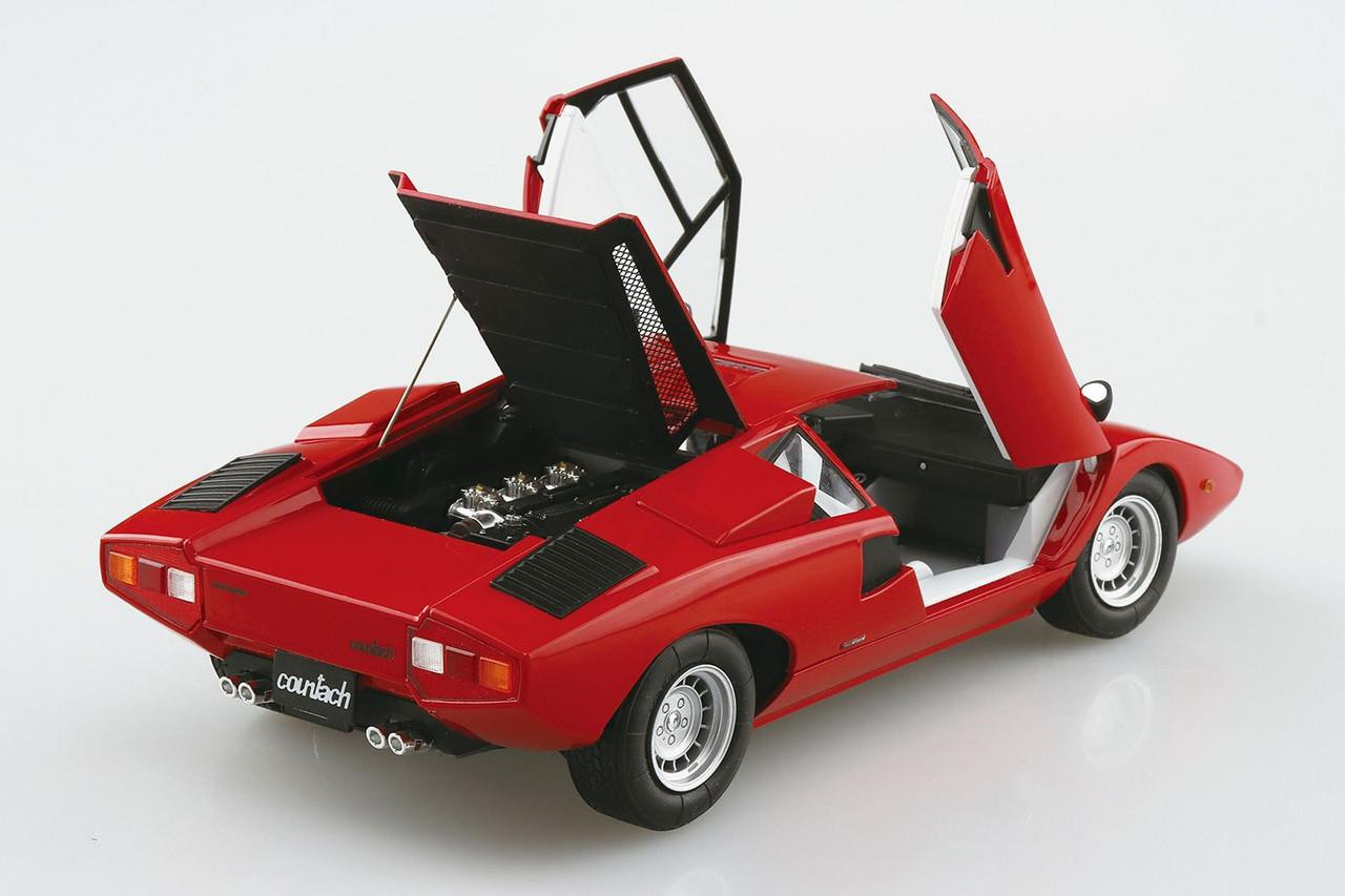 The Supercar No. 1 1/24 '74 Lamborghini Countach LP400 Plastic Model