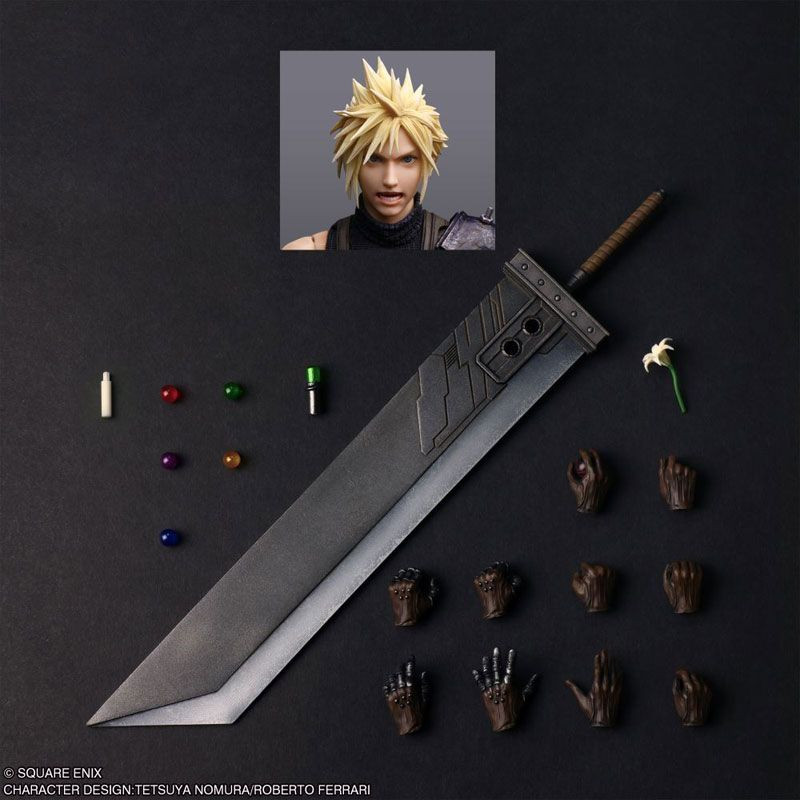 Final Fantasy VII Rebirth Play Arts Kai Cloud Strife