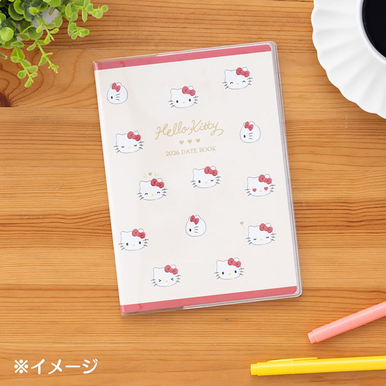 Sanrio Hello Kitty B6 Date Book 2026 October Start Notebook