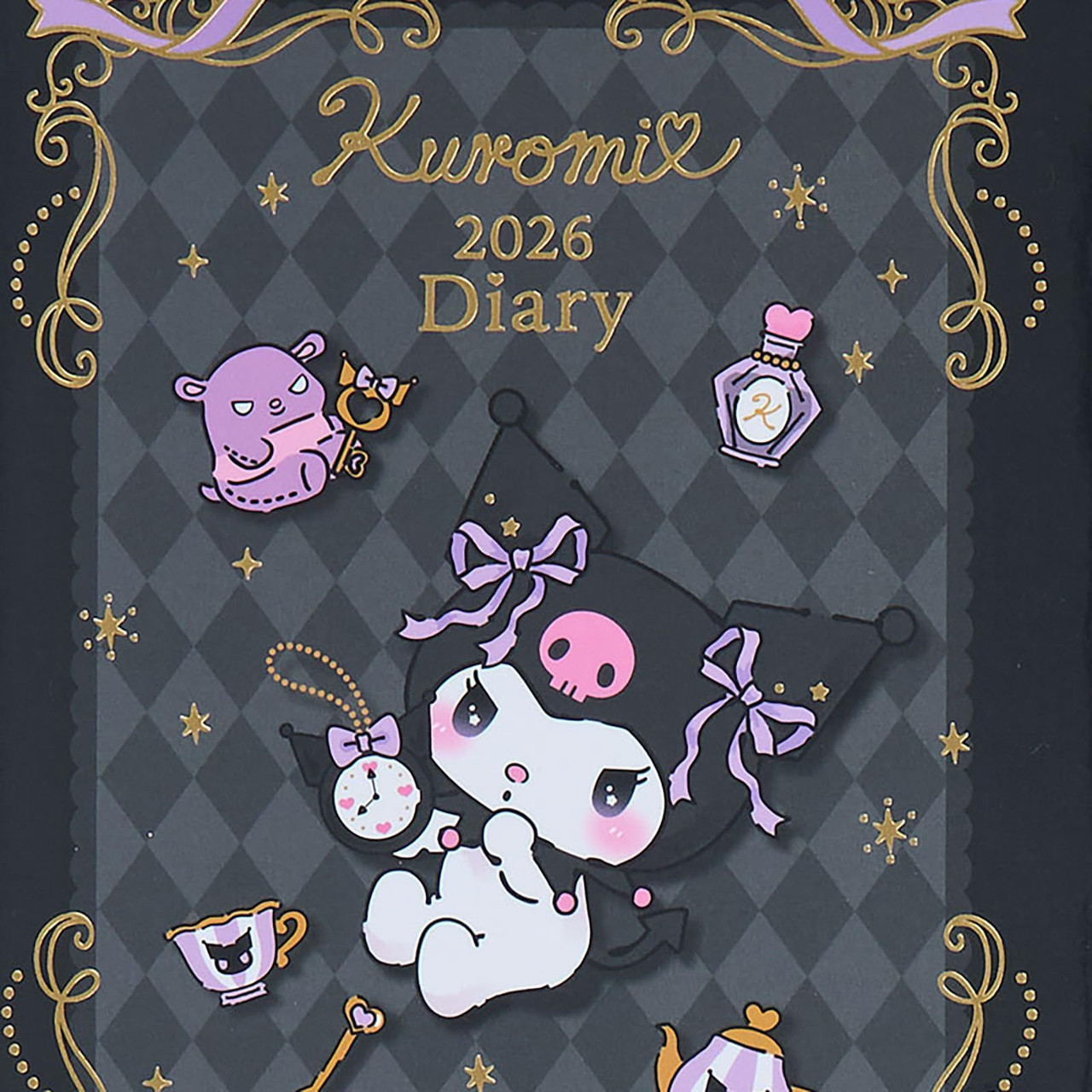 Sanrio Kuromi B6 Diary (Block Type) 2026 October Start