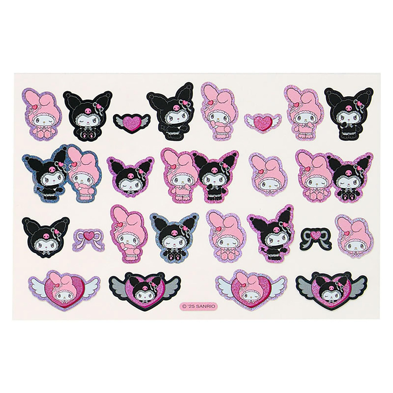 Sanrio Other Sticker Set (Mellow Kuromi) My Melody & Kuromi