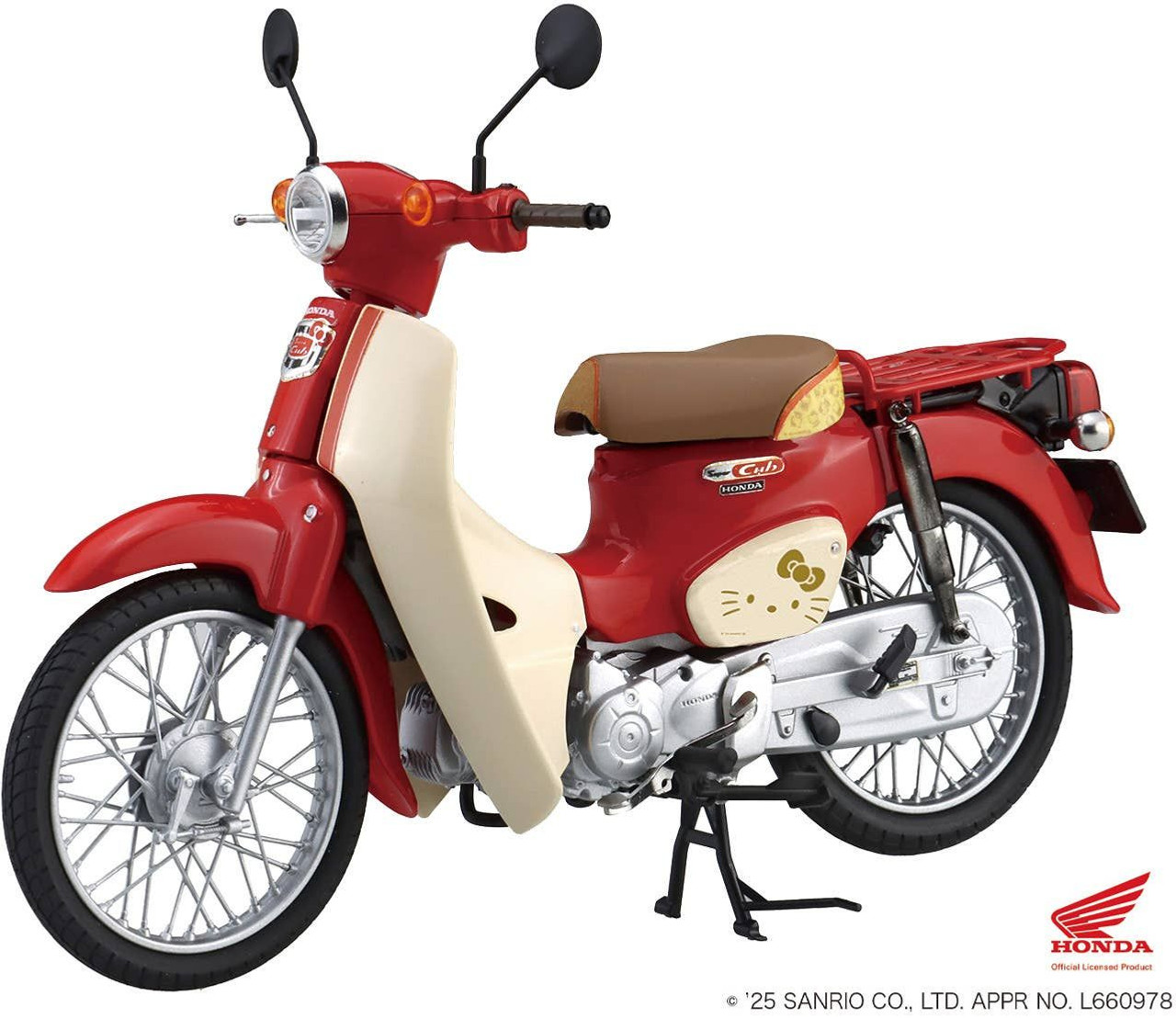 HONDA Super CUB50 プラモデル 1/12 1/12 Honda Super Cub 50 Type Hello Kitty Plastic Model
