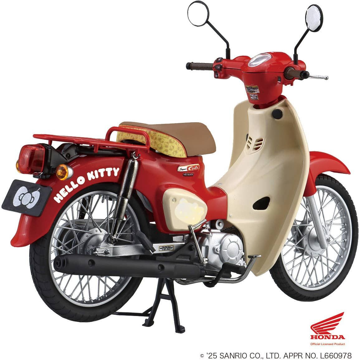 1/12 Honda Super Cub 50 Type Hello Kitty Plastic Model