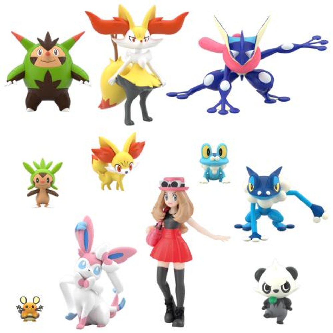 Pokemon 1/20 Figure Scale World Kalos Region Set (10pcs/BOX)