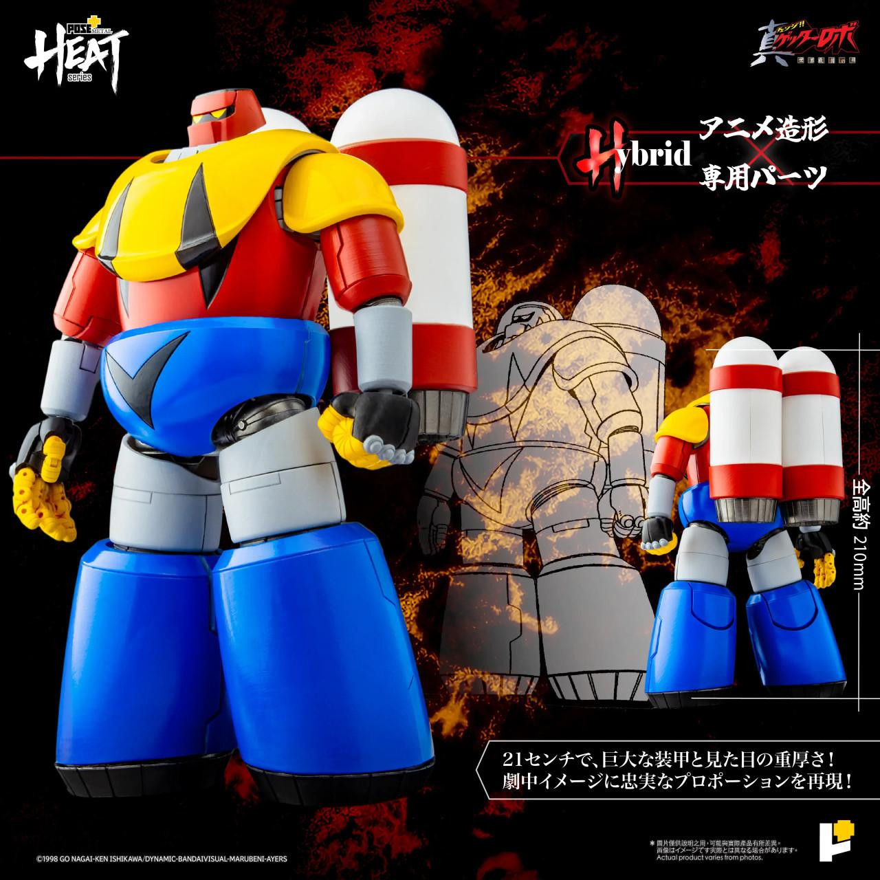 POSE + METAL HEAT Getter Robo Armageddon Getter Poseidon Ver. Figure