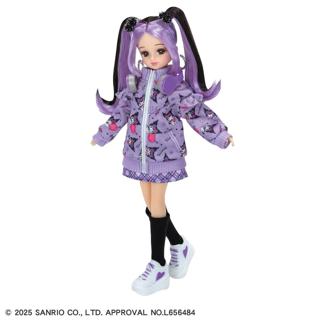Takara Tomy Licca-chan Kuromi Collaboration Deluxe Doll
