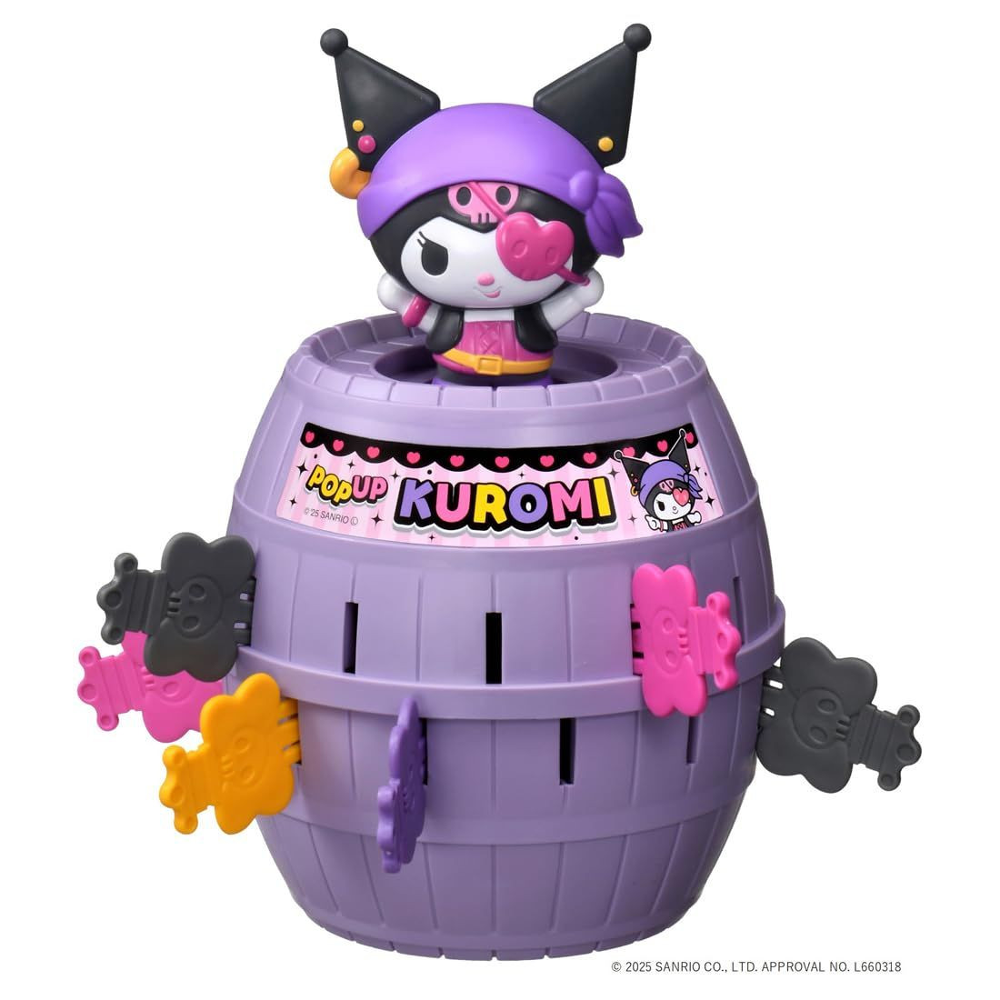 Takara Tomy Kuromi Pop-Up Barrel Game