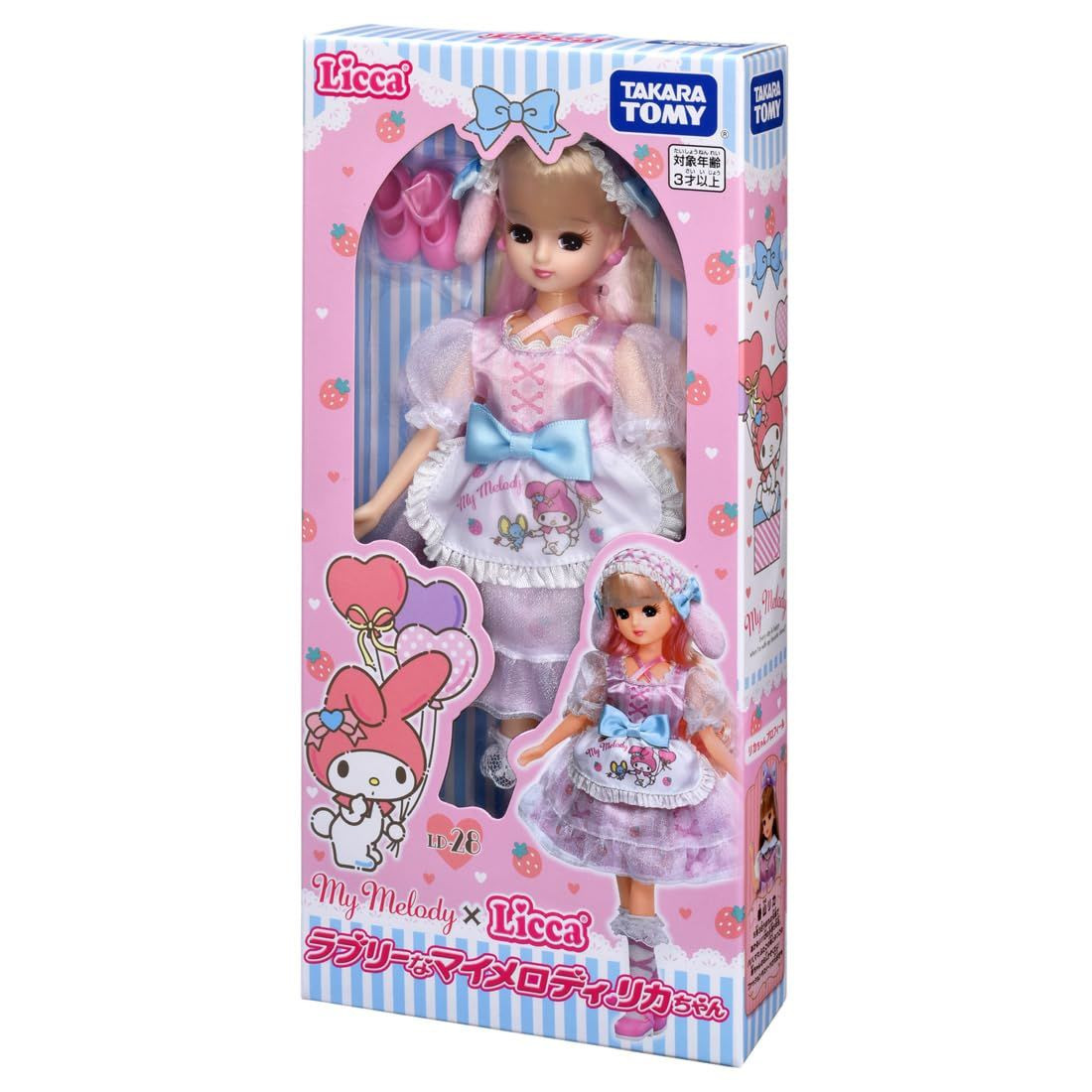 Takara Tomy LD-28 Lovely My Melody Licca-Chan Doll