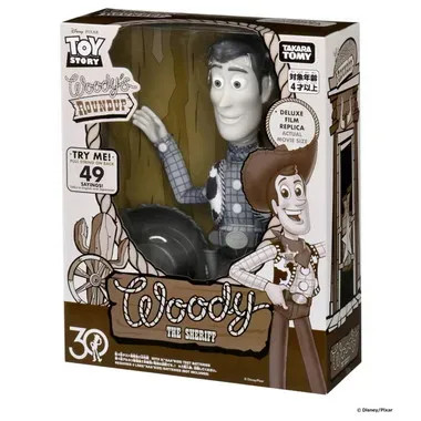 Toy Story 30th Anniversary Real Size Talking Figure Woody Woody's