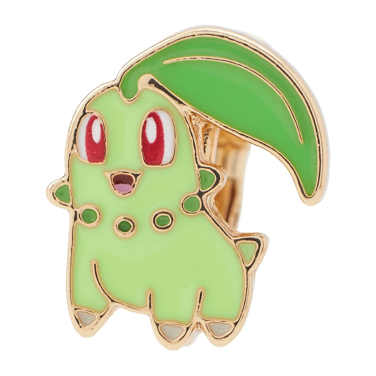 Pokemon Center Original Pokemon Accessory Earrings 44 Chikorita