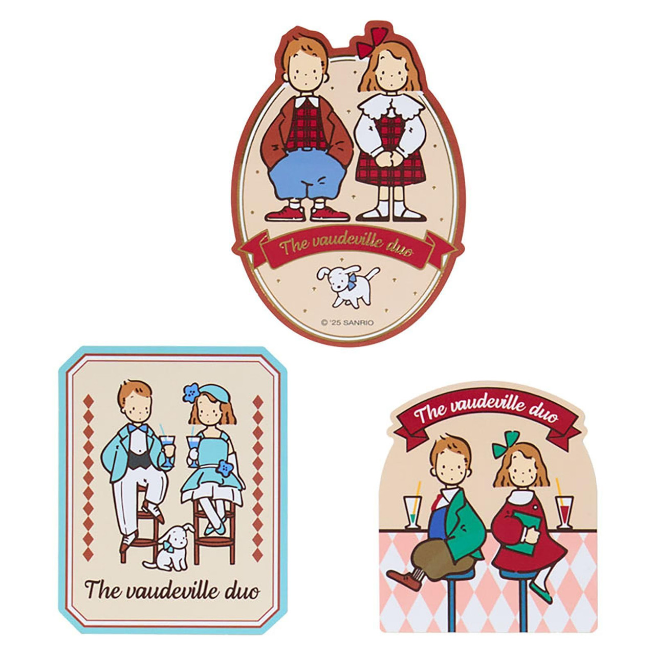 Sanrio Sticker Set (Lookbook For Two) The Vaudeville Duo