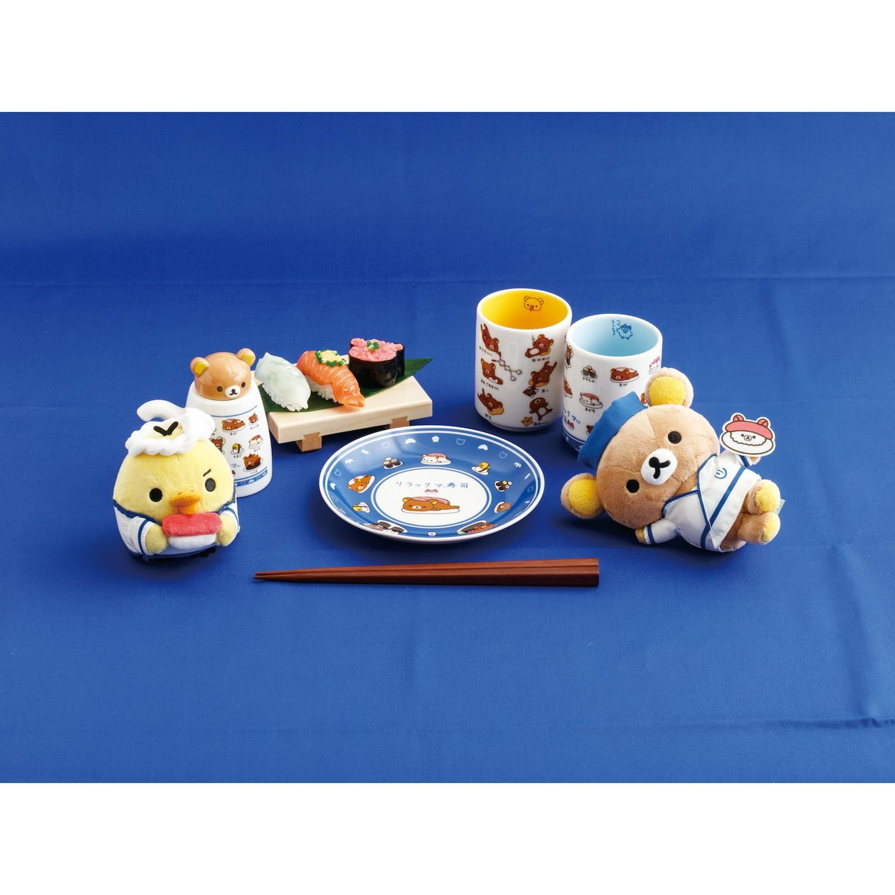 リラックマ ソフビバンク ミニ 温泉ソーラーマスコット リラックマ寿司 おわん San-x Rilakkuma Rilakkuma Sushi Plush Rira MV38901