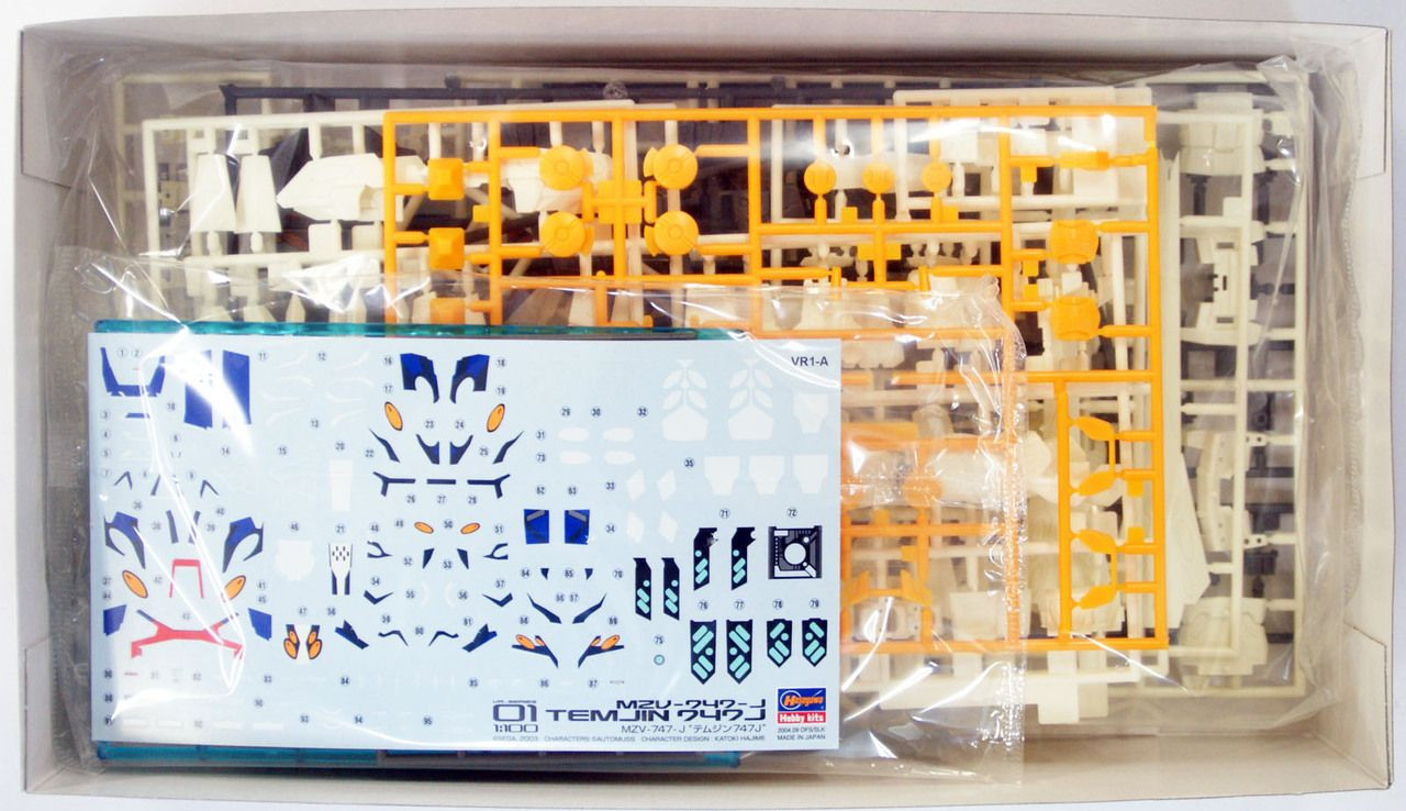 1/100 Virtual-On Marz MVZ-747J Temjin 747J Plastic Model