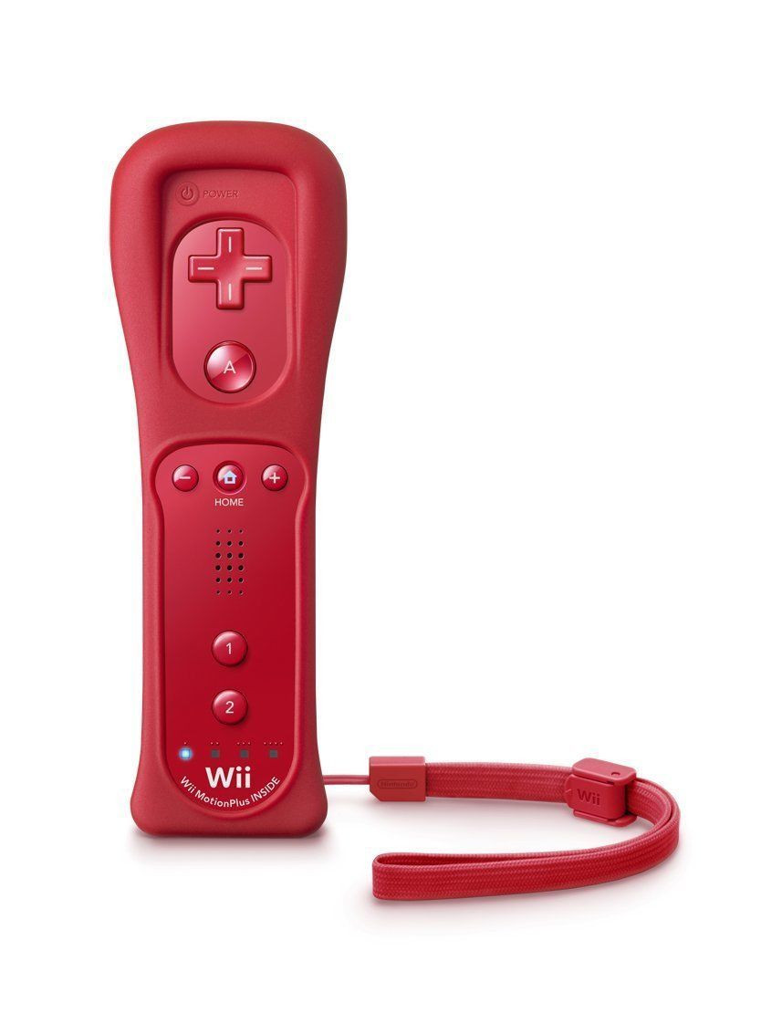 Wii Remote Control Official Wii Remote Controller Plus Red for Wii JTK-4902370518450