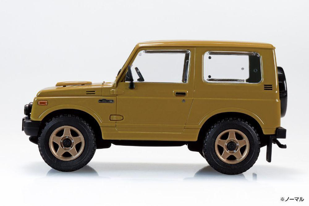 RakuPla Snap Kit Suzuki JA11 Jimny Olive Custom Wheels Plastic Model
