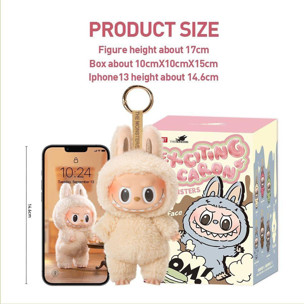 THE MONSTERS Exciting Macaron Plush Series (SINGLE RANDOM BOX)