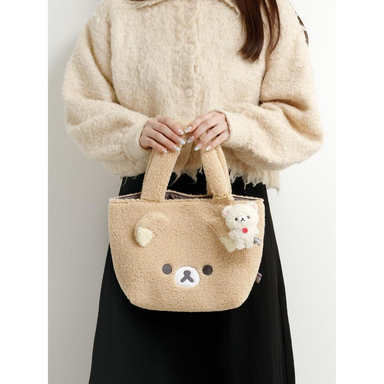 San-x Rilakkuma Rilakkuma Moko Bura Hanging Sewn Kori MV47301