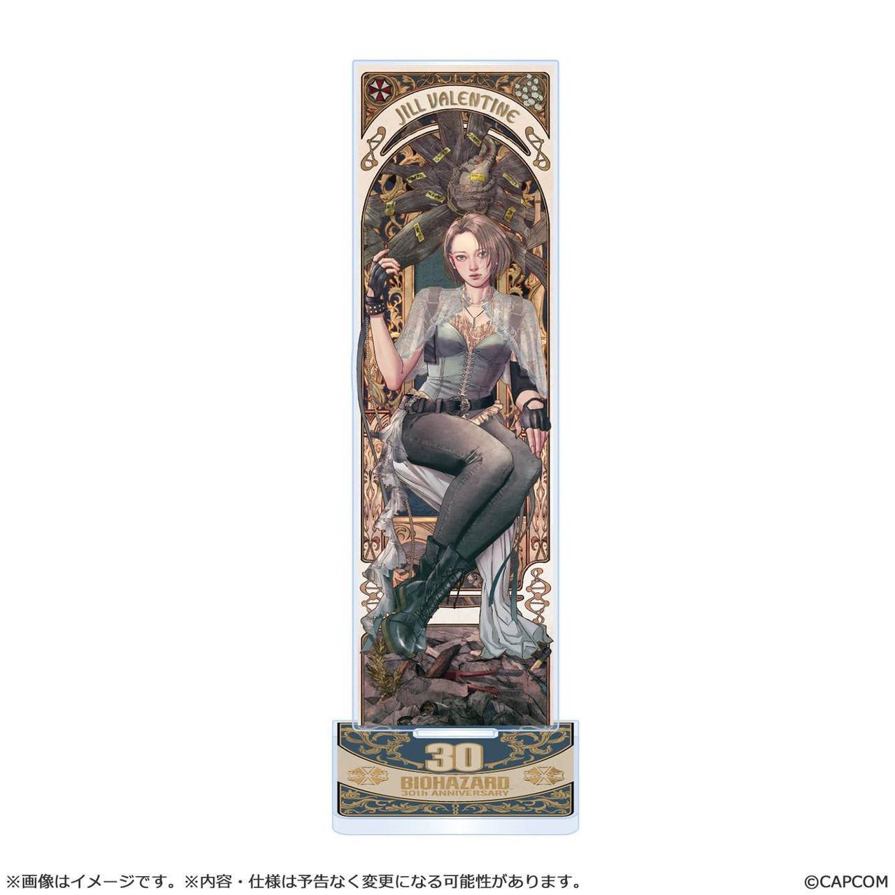 バイオハザード　 Resident Evil　 アクリルプレート　ジル Resident Evil 30th Anniversary Acrylic Stand Collection - Jill