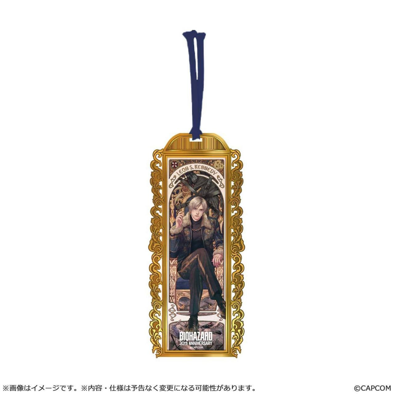 Resident Evil 30th Anniversary Main Art Metal Bookmark - Leon