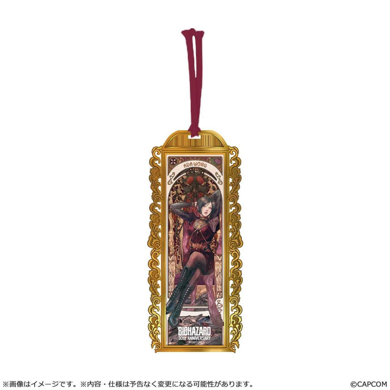 Resident Evil 30th Anniversary Main Art Metal Bookmark - Ada
