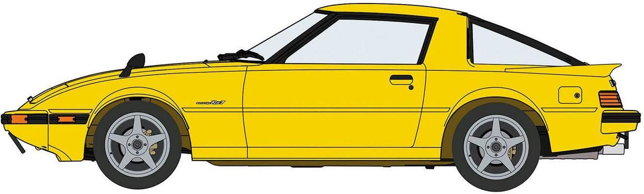 1/24 Mazda Savanna RX-7 (SA22C) Mid-Model Custom Wheels Plastic Model