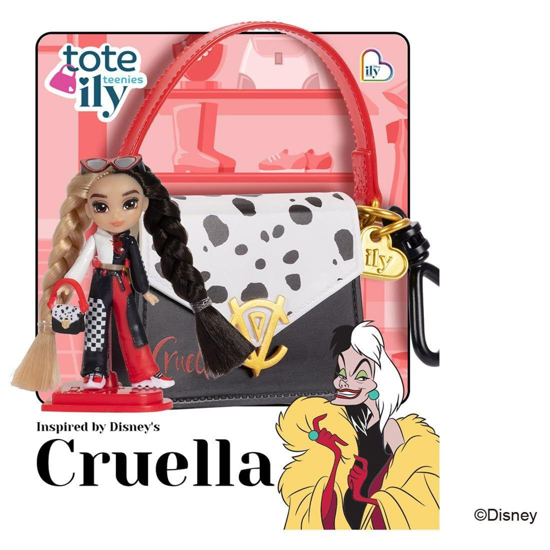 101 Dalmatians Cruella Collectible Doll And Bag