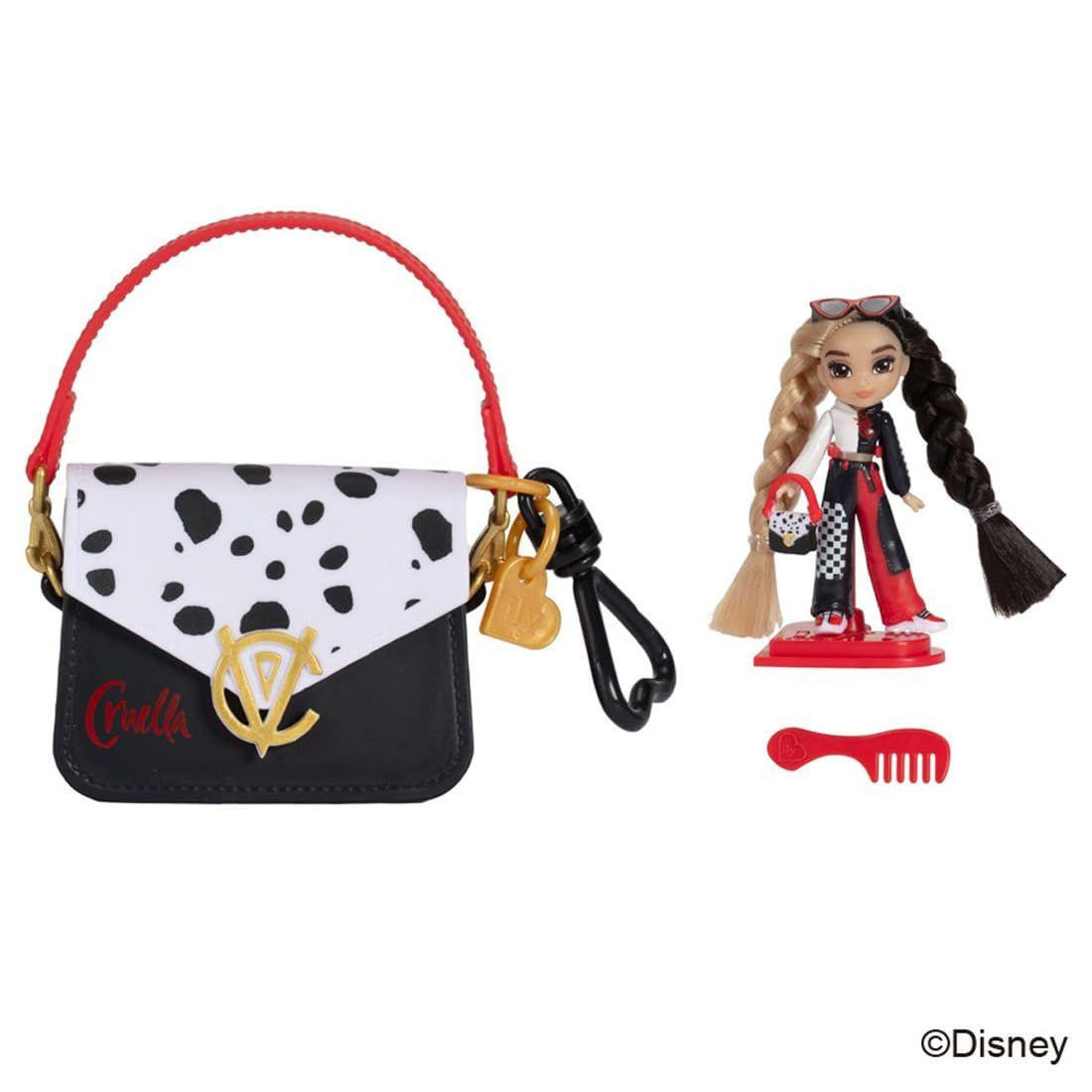 101 Dalmatians Cruella Collectible Doll And Bag