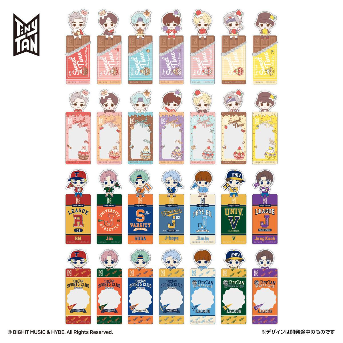 タニータニー商品　⭐️ゴーデンサプライズ＆レモン Bookmark Collection TinyTAN Vol. 6 BOx (20pcs)