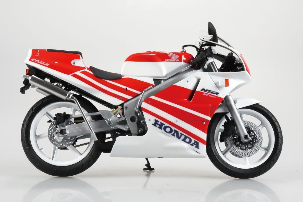SKYNET 1/12 Honda NSR250R 1989 Ross White Fighting Red Finished