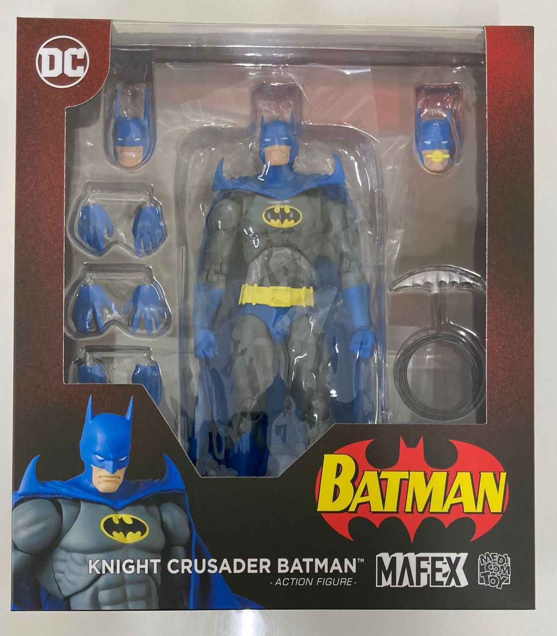 OUTLET SALE! - MAFEX No.215 Knight Crusader Batman Figure