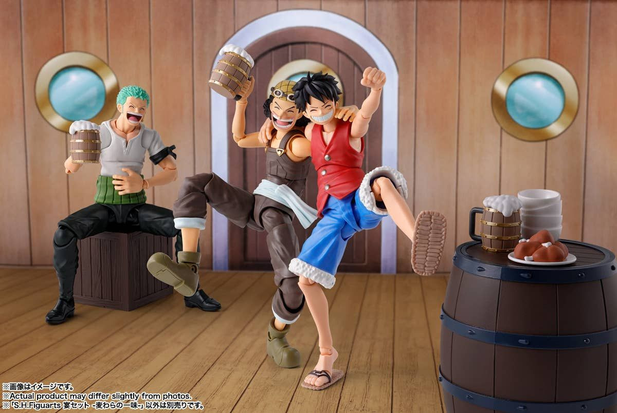 S.H. Figuarts Banquet Set -Straw Hat Pirates- Option Parts (One Piece)