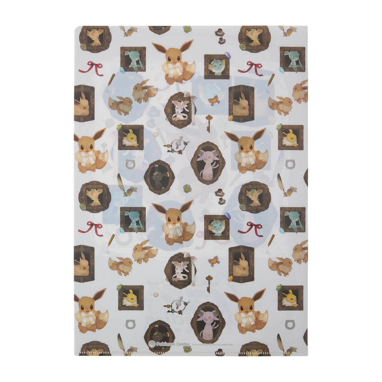 Pokemon Center Original A4 Clear File Eevee Collection Eevee