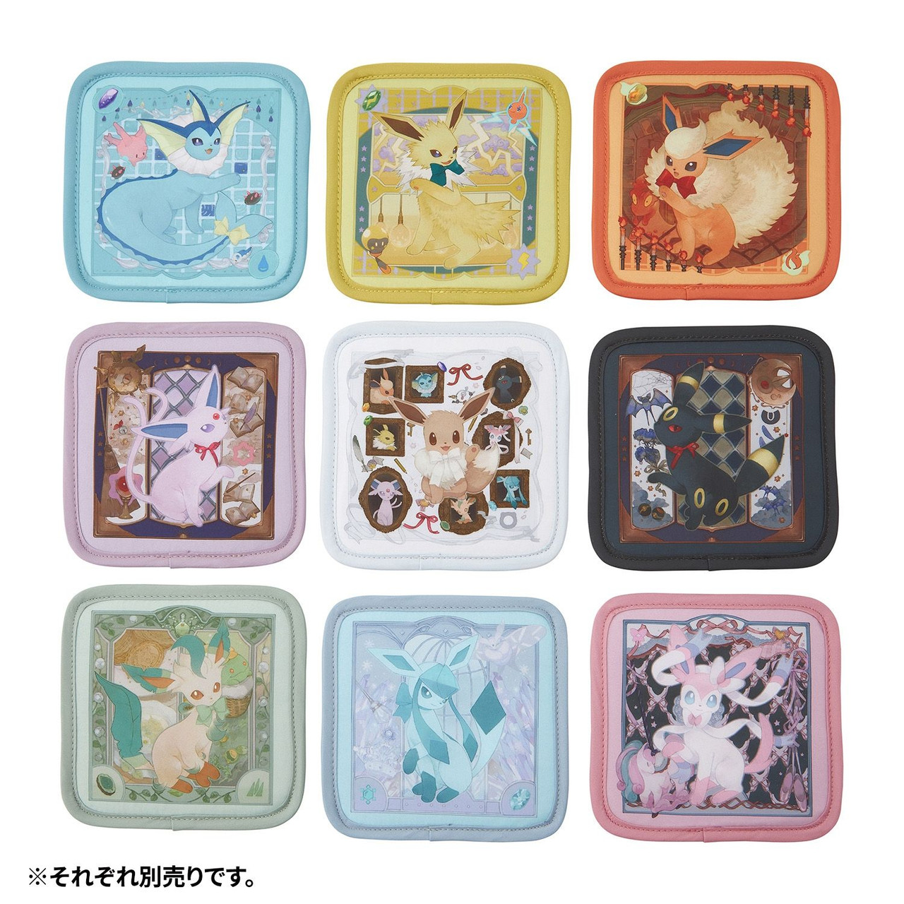 Pokemon Center Original Coaster Eevee Collection Flareon