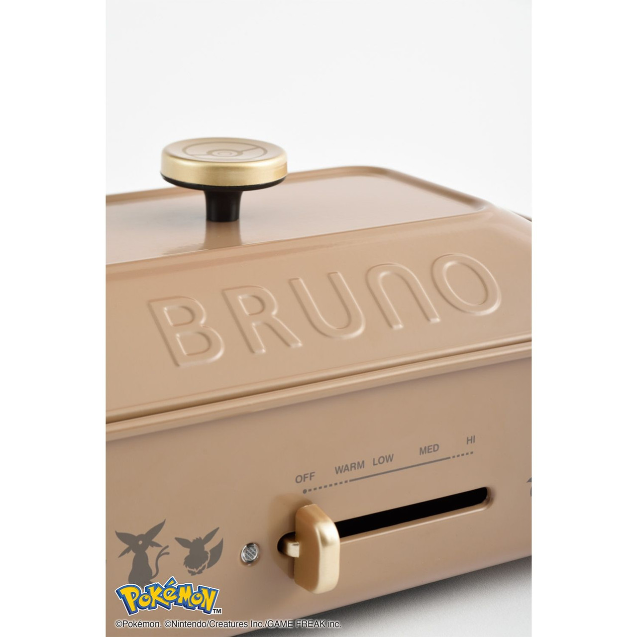 Pokemon Center Original BRUNO Eevee Friends Compact Hot Plate