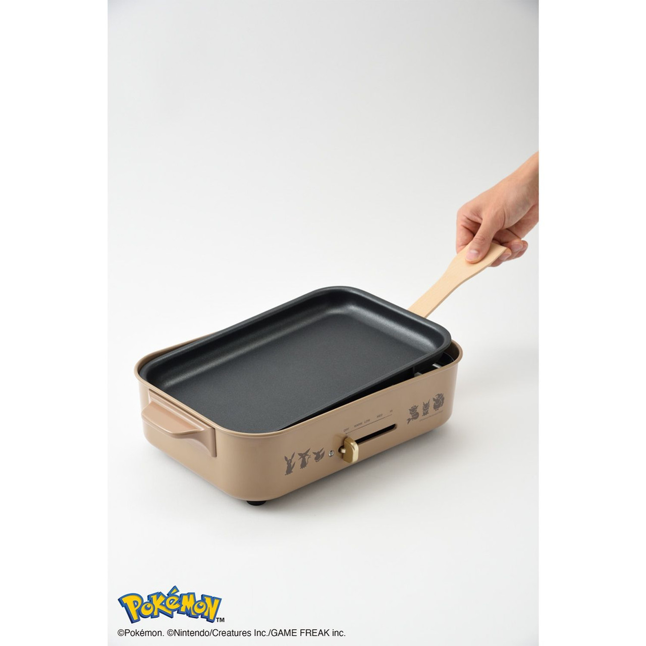 Pokemon Center Original BRUNO Eevee Friends Compact Hot Plate
