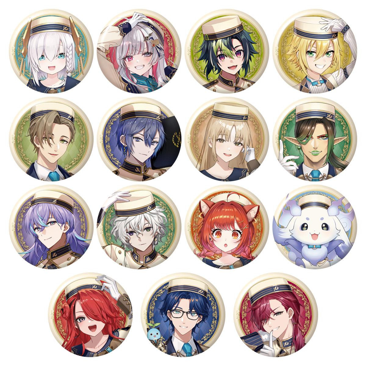Nijisanji Can Badge Collection Vol.2 BOX (12pcs)